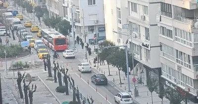 Alsancak’ta tek şeritlik çile