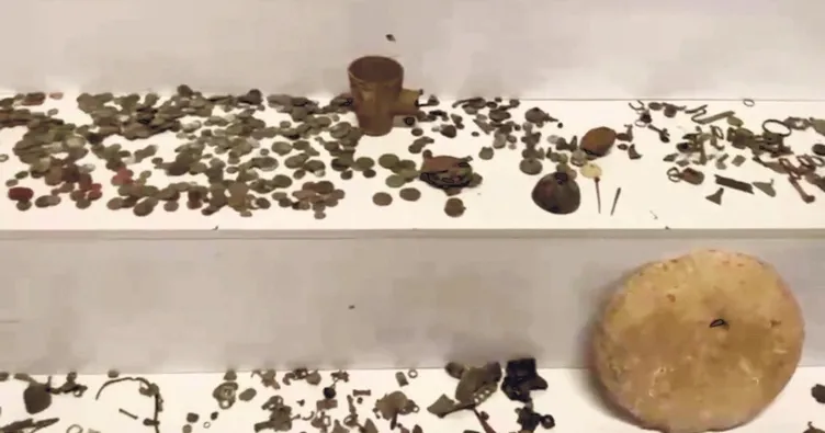 Roma ve Bizans sikkeleri ele geçirildi