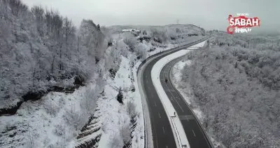 Zonguldak’ta kar manzaraları mest etti | Video