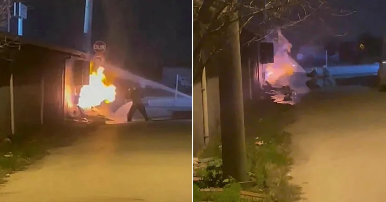 Bursa’da doğal gaz boru hattında patlama