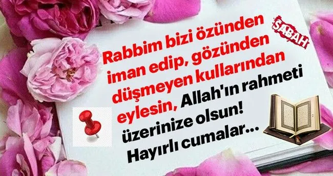 resimli cuma mesajlari ile