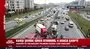 SON DAKİKA: İstanbul'da TEM bağlantı yolunda feci kaza | Video