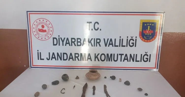 Diyarbakır’da tarihi eser operasyonu