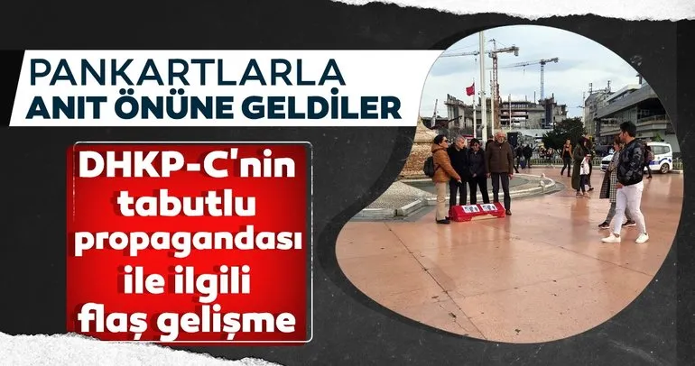 DHKP-C’nin tabutlu propagandasına dava