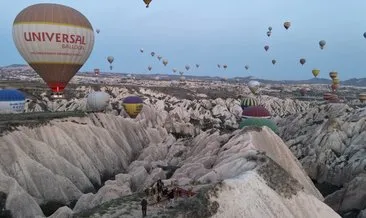 Kapadokya'yı nisan ayında 247 bin turist ziyaret etti #nevsehir
