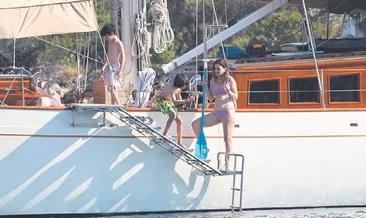 100 milyonluk teknede ilk tatil