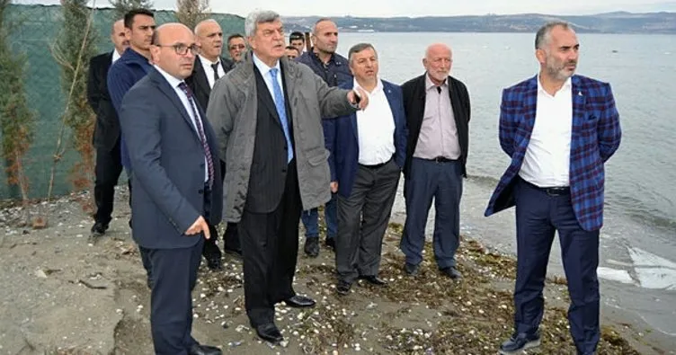 Kocaeli Büyükşehir Belediye Başkanı Karaosmanoğlu, Hersek sahilini gezdi