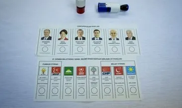 Son Dakika: Oy pusulaları basına gösterildi... Dikkat çeken detaylar var