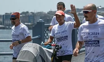 Dünyayı koşarak turlayan Fransız Marie Leautey, Avrupa etabını İstanbul’da tamamladı