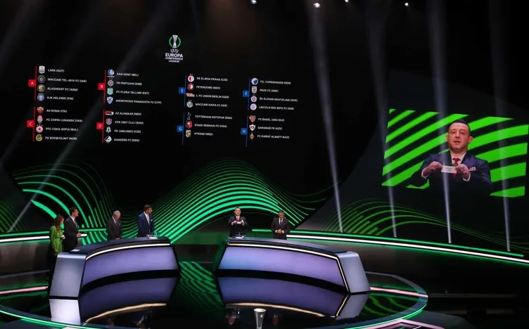 UEFA Avrupa Ligi kura çekimi ile eşleşmeler açıklanıyor! Fenerbahçe, Galatasaray ve Beşiktaş’ın rakipleri kim olacak?
