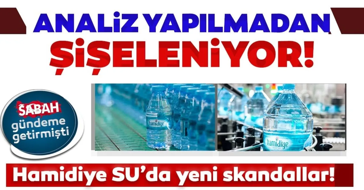 Son Dakika Hamidiye Su Da Yeni Skandallar Analiz Yapilmadan Sular Siseleniyor Son Dakika Haberler