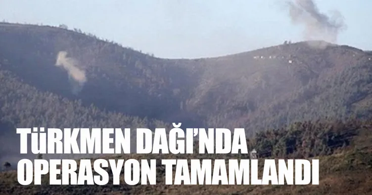 Türkmen Dağı operasyonu tamamlandı