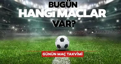 BUGÜNKÜ MAÇ PROGRAMI 22 Eylül Pazar: Bugün hangi maçlar var, kimin maçı var, saat kaçta?