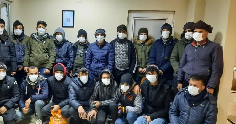 21 düzensiz göçmen yakalandı