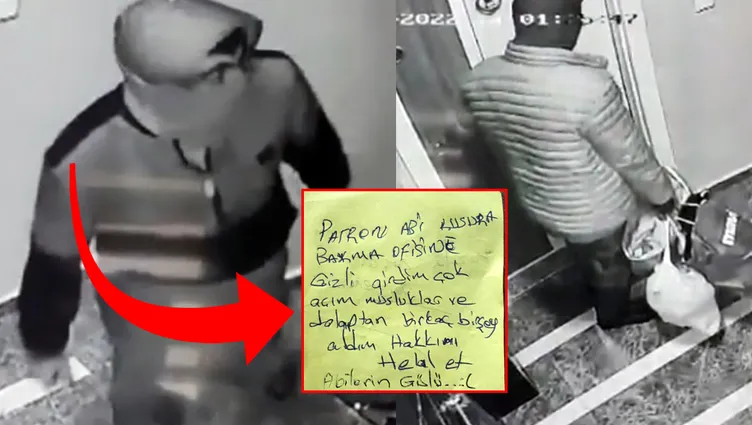 Yer Antalya: Hırsız önce kahvaltı sonra banyo yaptı! Bir de not bıraktı: Hakkını helal et abilerin gülü!