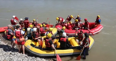 Vali Aydoğdu, Rafting yaptı