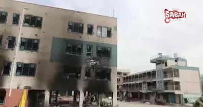 Gazze’de 153 UNRWA tesisi saldırıya uğradı | Video