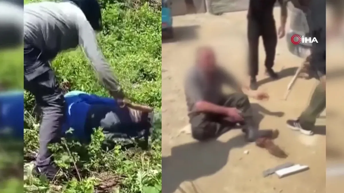Adana'da daha önce iki genci öldüresiye darp eden şahsın yaşlı bir adama da işkence ettiği görüntüler ortaya çıktı! | Video