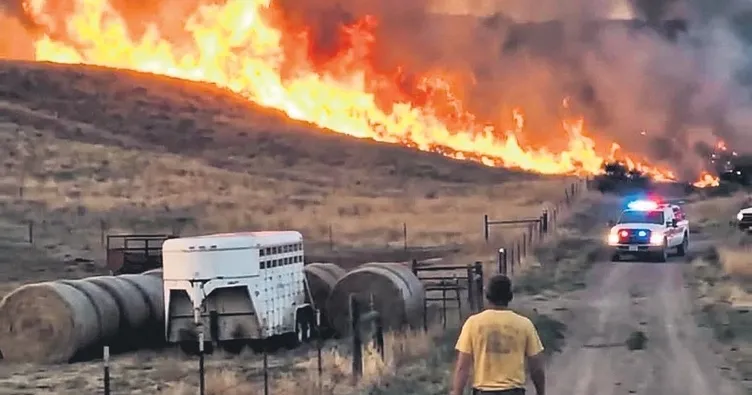 ABD’de bir eyalet alev alev yanıyor
