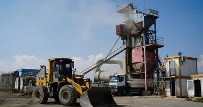 Kars BSK asfalt plenti tesisi yeniden üretime başladı #kars