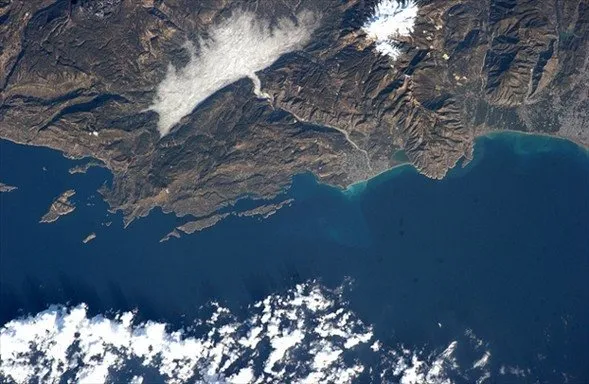 Uzaydan Türkiye'yi çekti
