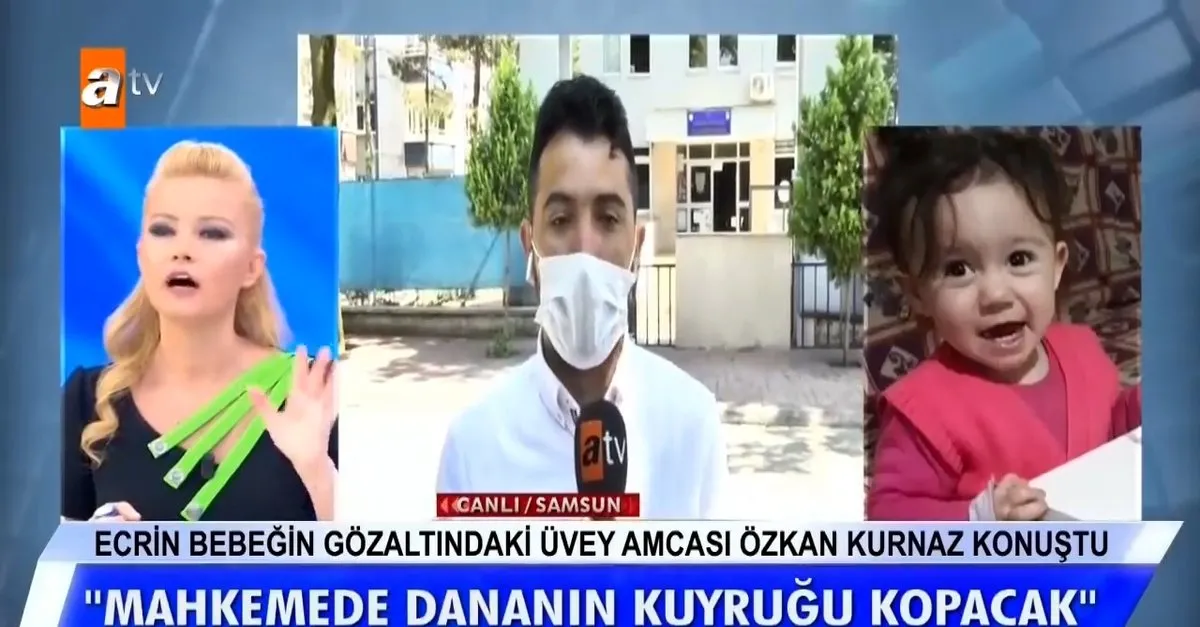 muge anli canli yayininda ecrin bebek cinayetinde amca ozkan kurnaz dan sok meydan okuma video videosunu izle son dakika haberleri
