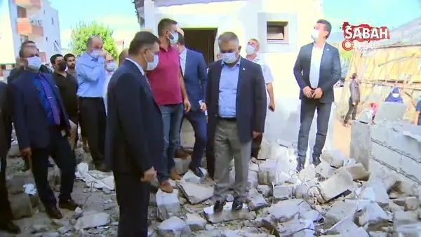 Antalya Valisi Ersin Yazıcı dolu ve fırtınadan etkilenen bölgede incelemelerde bulundu | Video