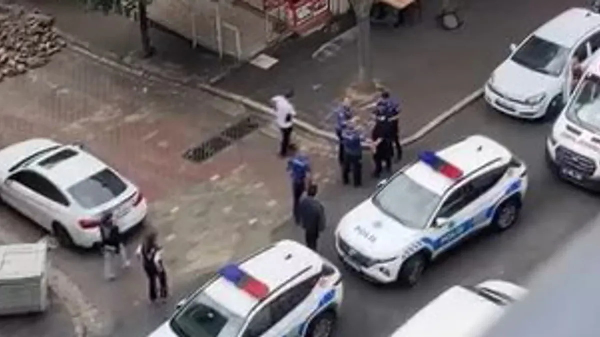Avcılar'da alkol aldıktan sonra esnafa saldıran şüphelilerin polis tarafından gözaltına alınması.