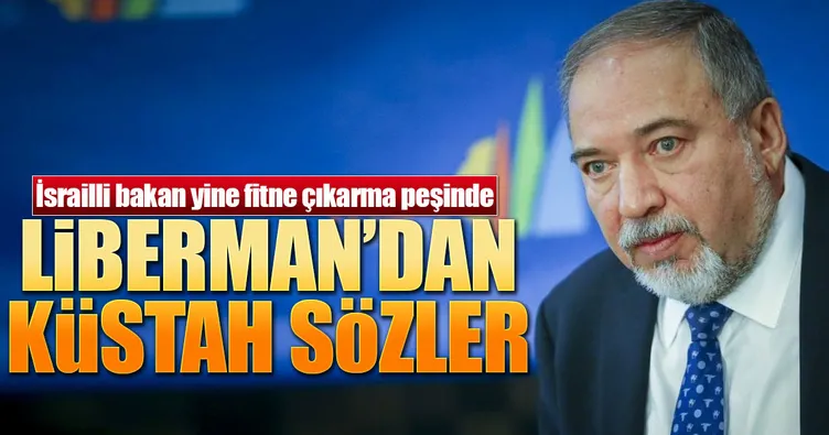 İsrailli bakandan küstah sözler