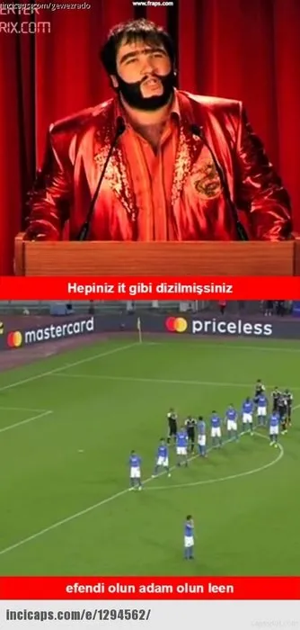 Napoli - Beşiktaş maçı capsleri