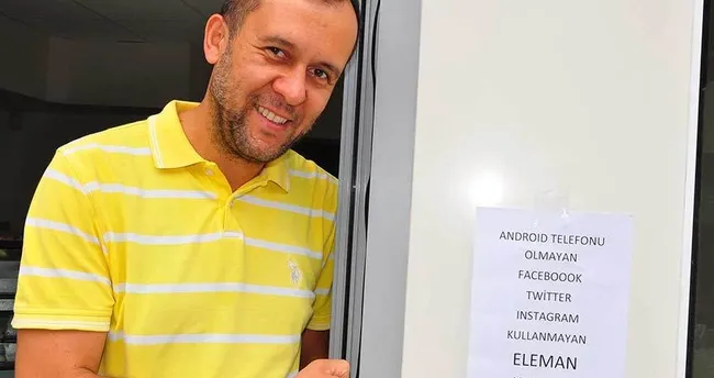 Akıllı telefonu olmayan eleman aranıyor!