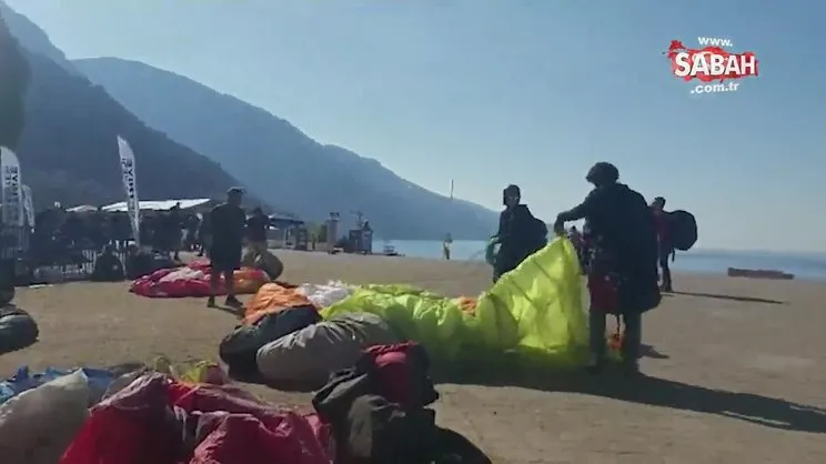 Dünya paraşütçüleri Ölüdeniz'de buluştu | Video
