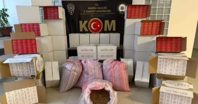 Manisa’da tütün kaçakçılarına operasyon: Bir gözaltı