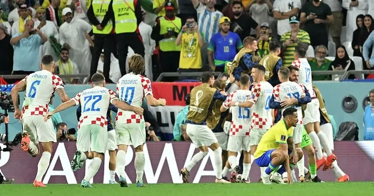 Son dakika haberi: Hırvatistan yarı finale yükseldi! Brezilya Dünya Kupasına havlu attı...
