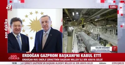 Son dakika: Başkan Erdoğan, GAZPROM Başkanı Miller’i kabul etti | Video