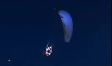 Gösteri yaptığı paramotorla tekneye çarptı #izmir