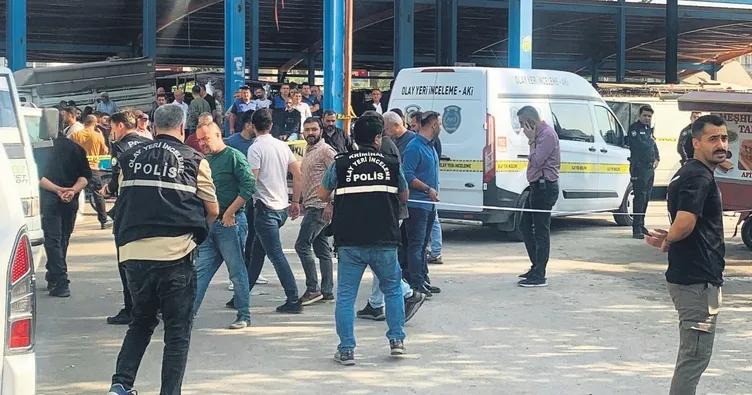 Semt pazarında kanlı hesaplaşma