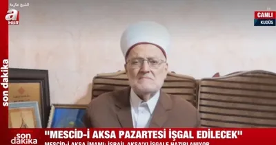 Son dakika: Mescid-i Aksa İmamı’ndan A Haber’e önemli açıklamalar | Video