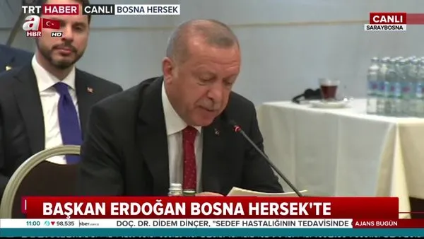 Cumhurbaşkanı Erdoğan'dan Bosna Hersek'te önemli mesajlar