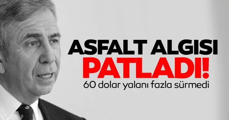 CHP’li Mansur Yavaş’ın bir algısı daha patladı: 60 dolar yalanı fazla sürmedi