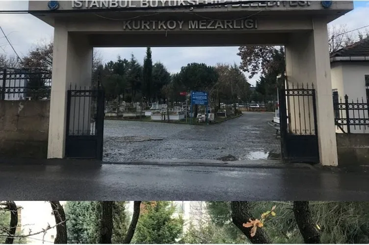 Pendik'teki mezarlıkta yakalanan katilden geriye kalan izler