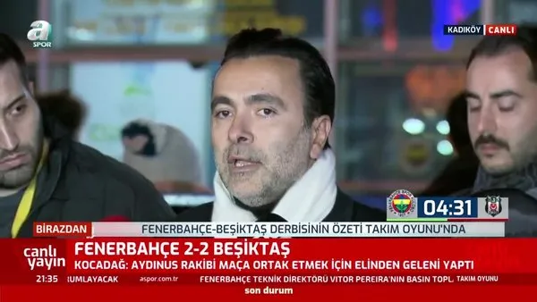Emre Kocadağ Fenerbahçe - Beşiktaş derbisi sonrası konuştu!
