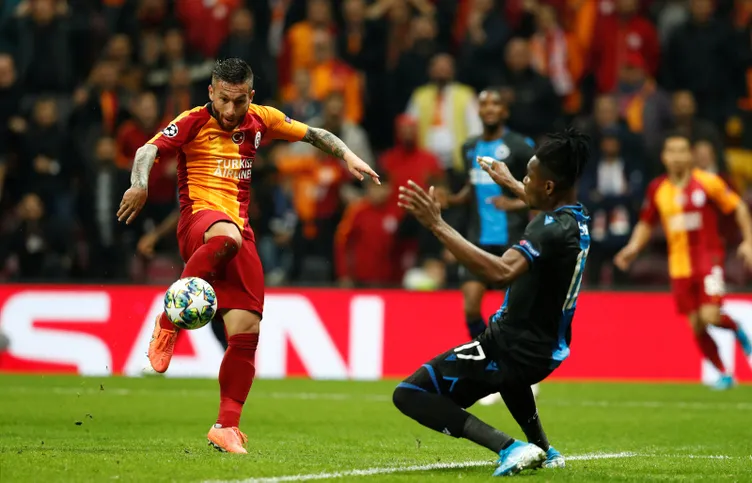 Galatasaray - Club Brugge maçından kareler