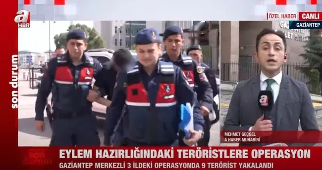Son dakika: Gaziantep'i kana bulayacaklardı! Eylem hazırlığındaki 9 terörist yakalandı