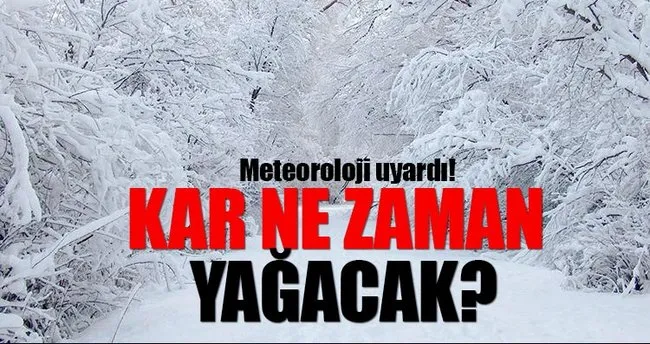 İstanbul’a kar ne zaman yağacak! - Hava durumuna göre kar yağışı beklenen iller!