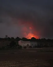 Halep’te askeri bölgede şiddetli patlamalar