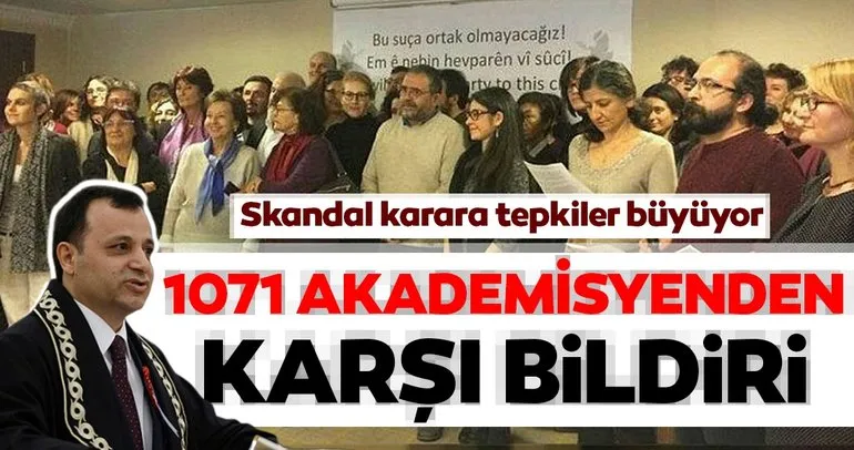 AYM’nin skandal kararına tepkiler büyüyor... 1071 akademisyenden karşı bildiri...