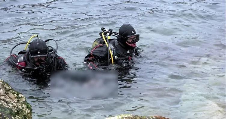 Elbiseleriyle denize giren kişinin cesedi 50 metre açıkta bulundu