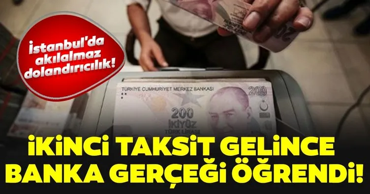 Sahte maaş belgesiyle bankayı dolandırdı!