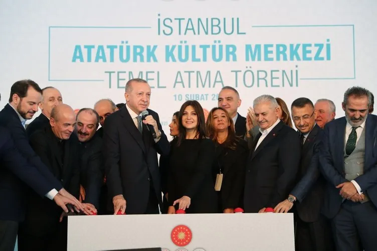 Yeni Atatürk Kültür Merkezi’nin temel atma töreni gerçekleştirildi